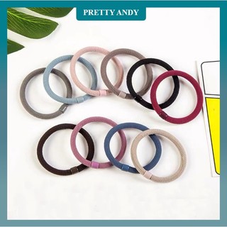 Dây buộc tóc, dây cột tóc co giãn phong cách Hàn Quốc, chun buộc tóc siêu bền nhiều màu - Pretty Andy