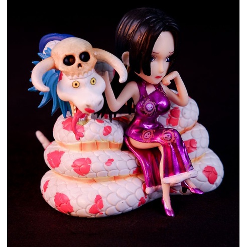 Mô hình One Piece Boa Hancock Chibi cao 8cm fullbox màu, Figure anime One Piece mới nhất