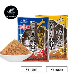 Mồi câu cá rô phi đại phi vị tôm + gan - mồi câu lão quỷ tổng hợp chuyên câu rô phi - mồi câu siêu nhạy
