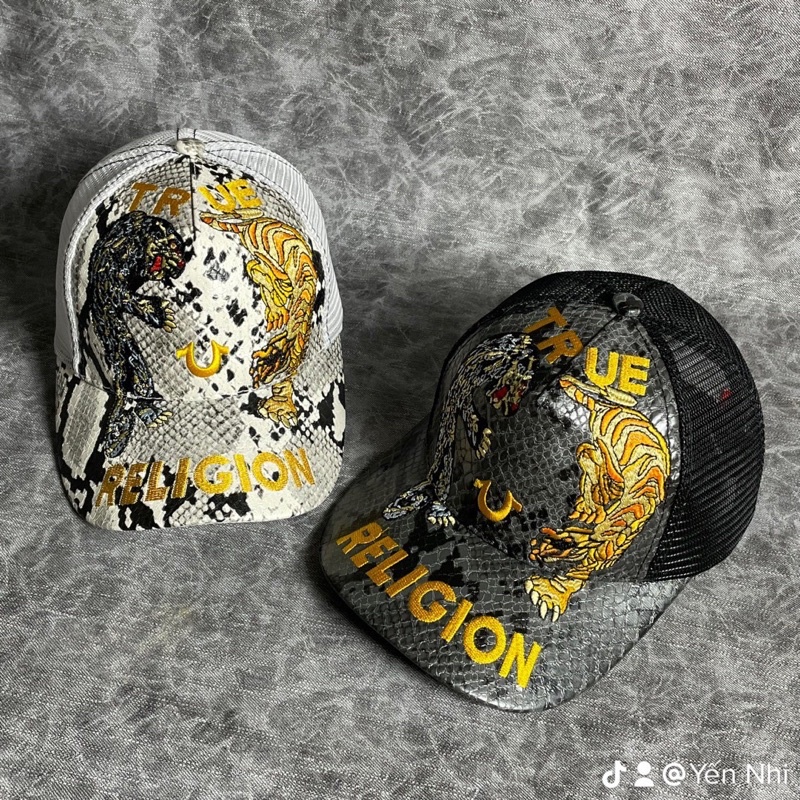 Mũ lưỡi trai _ Nón Ông Địa song hổ phối lưới cao cấp