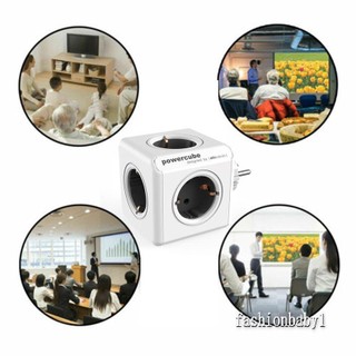 Powercube Creative Cube Socket Power Strip Socket EU Plug Power Strip USB Multi Smart Plug Conversion Socket