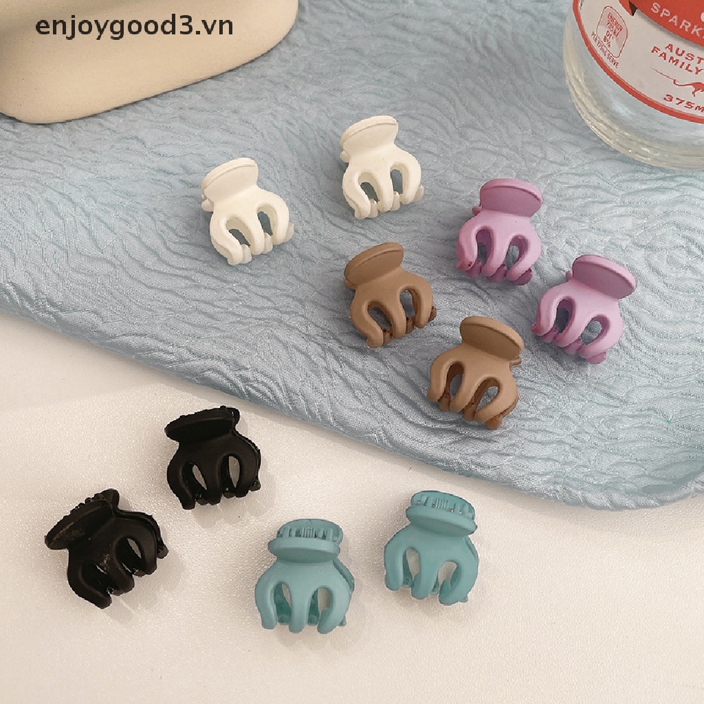 Set 10 Kẹp Tóc Nhựa Mini Thời Trang Cho Bé