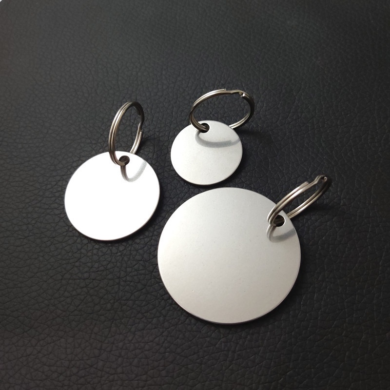 Thẻ Tên Bằng Thép Không Gỉ Khắc Chữ Bằng laser Chống Mất