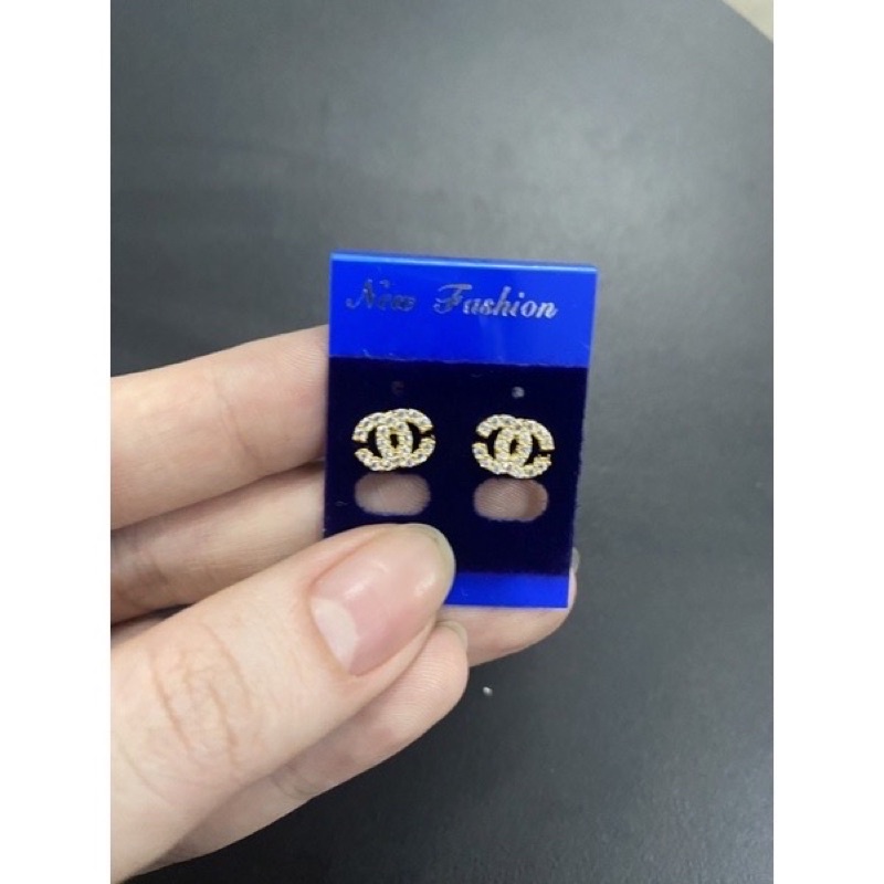 Bông tai, khuyên tai chữ X cá tính size mini cute