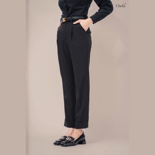 Quần tây nữ CHELA, quần tây đen, quần âu form chuẩn vừa vặn, quần đen công sở