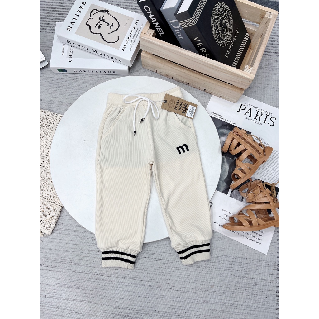 Quần nỉ tăm cho bé, quần dài cho bé KIDGANG