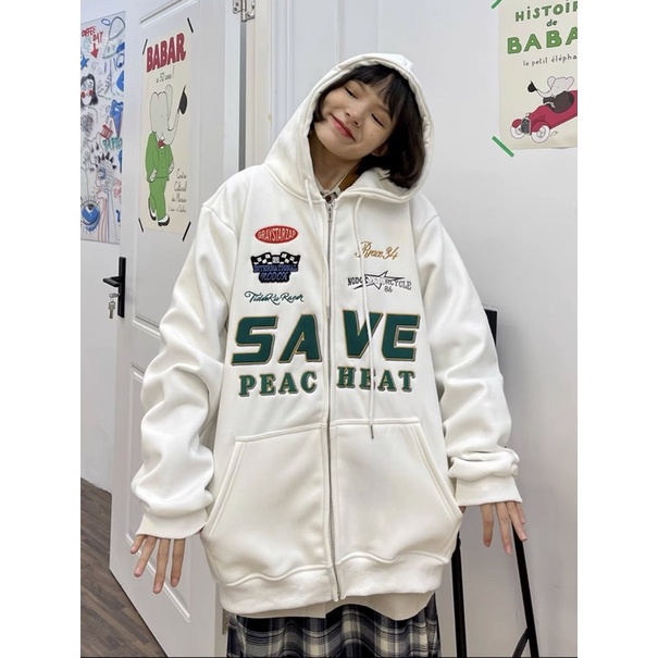 Áo khoác nỉ cotton SAVE TT12