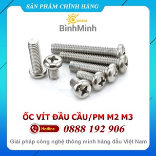 Ốc Vít M2 M3 Đầu Cầu M2x3 M2x4 M2x5 M2.5 M2.5x3 M2.5x4 M2.5x5 M2.5x6 M3x3 Chuyên Gắn Ổ Cứng SSD M2, 2.5 Inch Cho Laptop