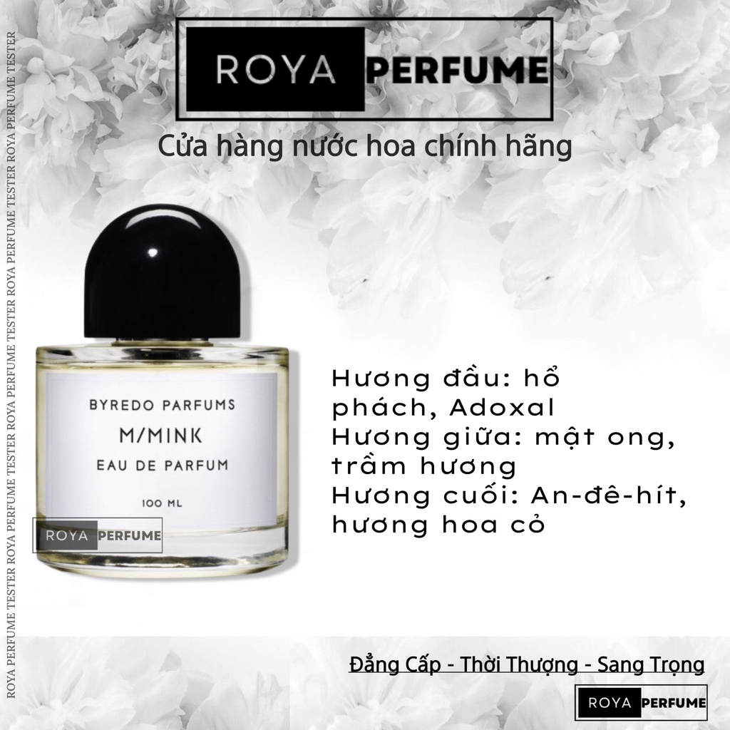 -𝑹𝑶𝑱𝑨- Nước hoa Byredo M/Mink -𝑹𝑶𝑱𝑨-