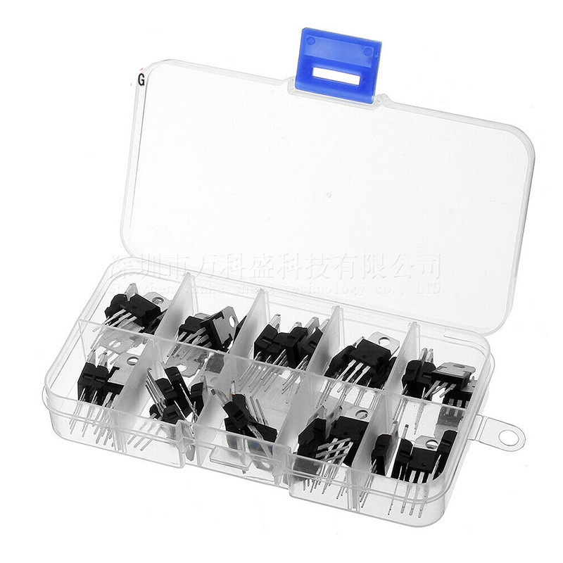 Tổng Hợp Các Loại IC Ổn Áp Nguồn 7805, 7809, 7812 7815 7824 7905 7909 7912 7915 7924, tản nhiệt, ốc vít M3