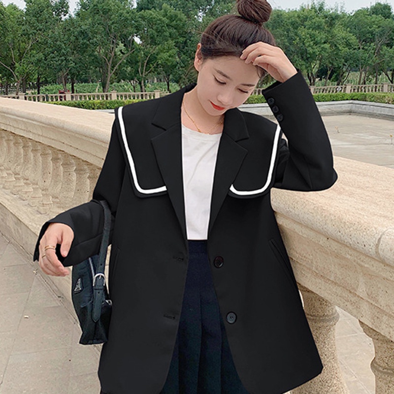 IELGY  IELGY Áo Khoác Dáng Rộng Thời Trang Hàn Quốc Dành Cho Nữ