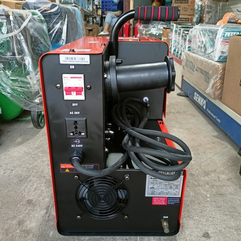 Máy hàn Mig JASIC - NB 250E cam kết máy chính hãng 100% phân phối bởi WELDCOM