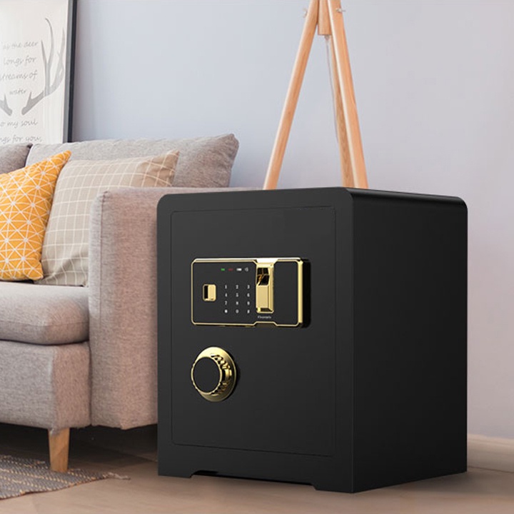 Két Sắt Điện Tử Cao Cấp Khóa Bảo Mật Vân Tay - Khóa Số Thông Minh Kích Thước 45x38x33cm Sang Trọng