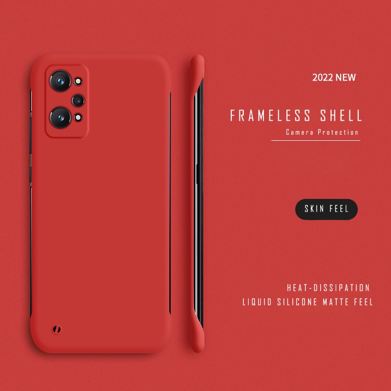 Ốp Điện Thoại PC Cứng Màu Kẹo Nhám Không Viền Cho OPPO Realme GT Neo 2 3 2T 3T Pro