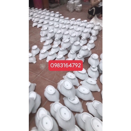 Bát thuyền bày gà lễ, gà cúng, bày hoa quả - hàng Bát Tràng.