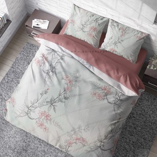 Trọn Bộ - 5 Món Ra Giường Lụa Tencel Cao Cấp - [  Japanese Cherry Blossom ]