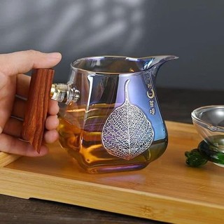 Tống thủy tinh cán gỗ đa sắc