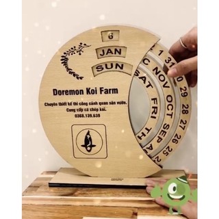 Lịch gỗ để bàn