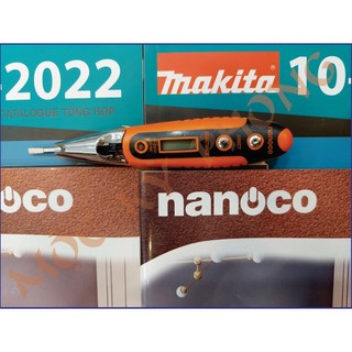 Bút thử điện đa năng Nanoco NEP1201, Bút thử điện thông minh AC/DC, Bút thử điện gia đình
