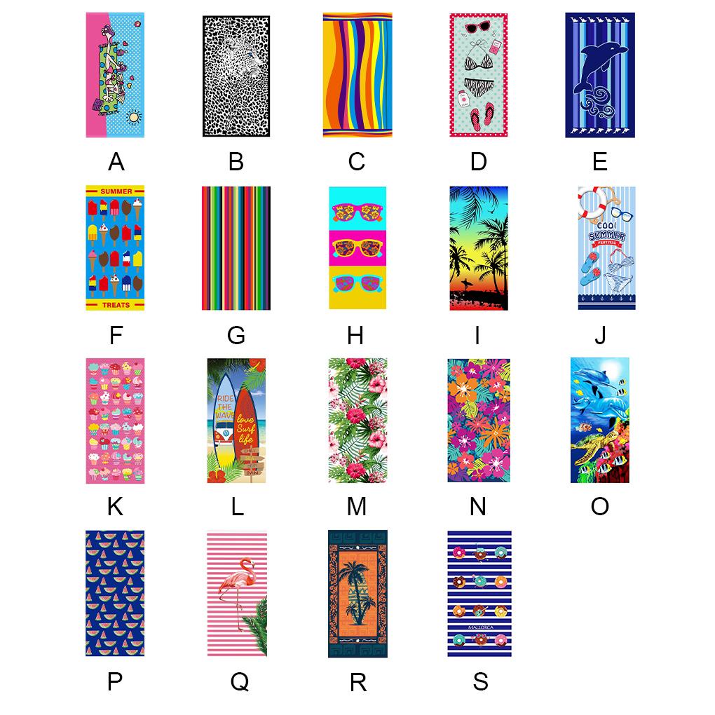 Khăn Tắm Đi Biển / Cắm Trại Chất Liệu Microfiber Nhanh Khô Tiện Dụng Sự Bảo Vệ