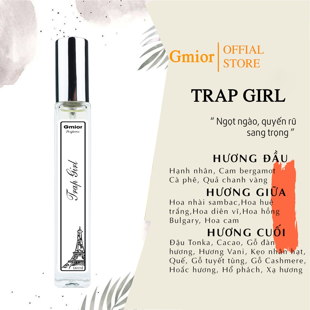 ✅ Tinh Dầu Nước Hoa Trap Girl Dành Cho Phái Nữ Ngọt Ngào, Gợi Cảm, Lưu Hương 8-12 Tiếng
