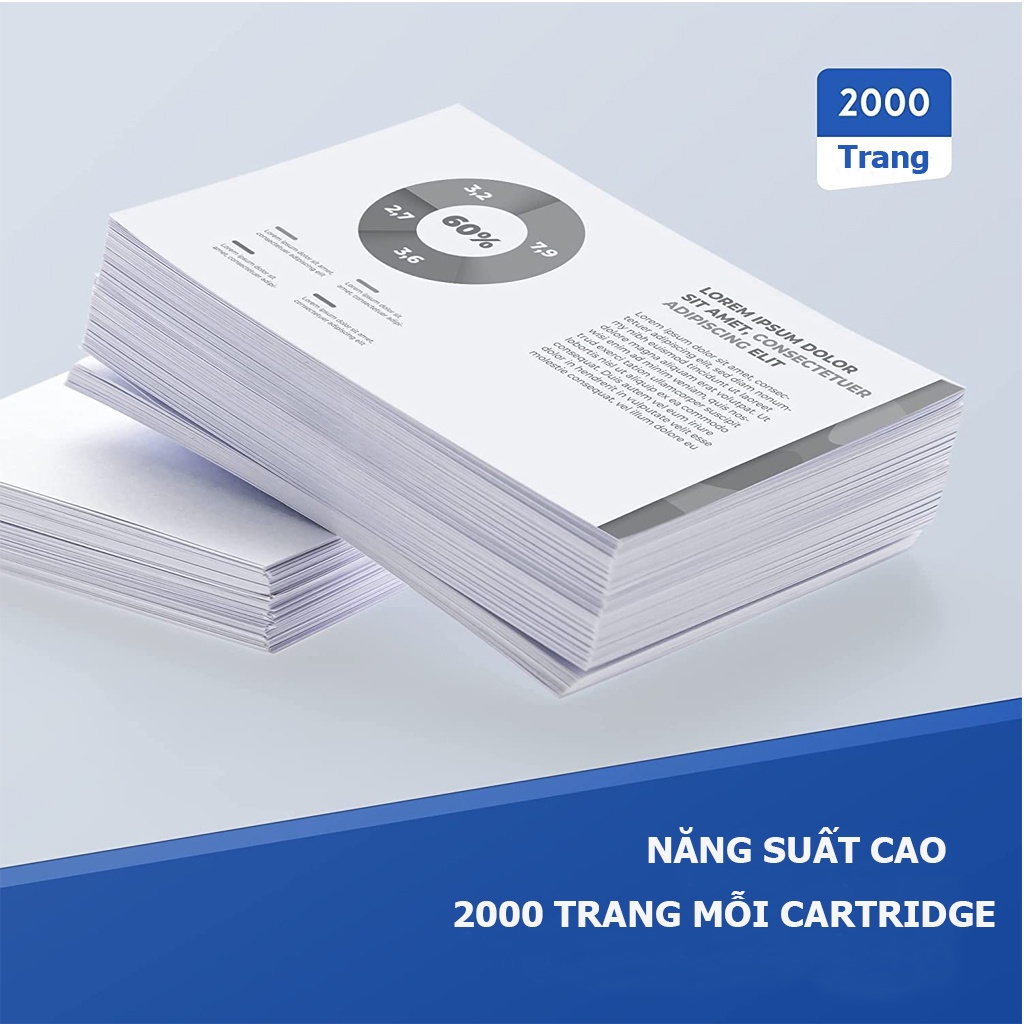 Hộp mực máy in canon 2900- hộp mực 12a  TD-INK Q2612A/FX-9 hàng chất lượng cao mực in đậm sắc nét bảo hành 12th