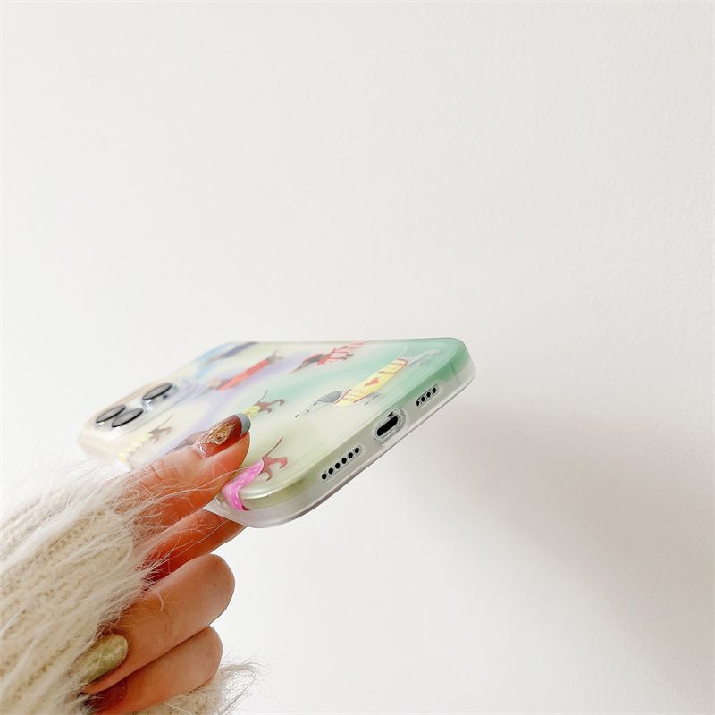 Ốp Điện Thoại Mềm Trong Suốt Chống Sốc Thời Trang Cho IPhone 14 Pro Max 13 12 11 Mini XR XS X 8 7 6 6S Plus SE 2020