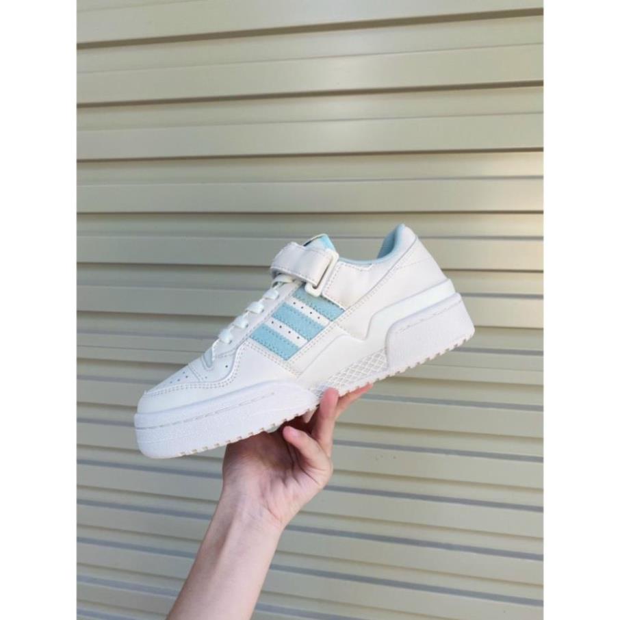 Giày thể thao adidas superstar xanh nhạt, hồng kem NEW bản đẹp 2022 dây hồng full box - giấy gói