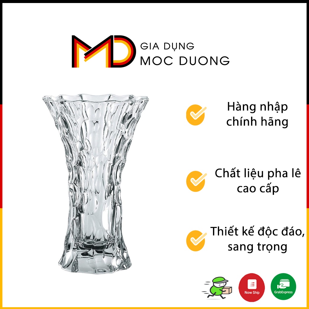 Bình cắm hoa Nachtmann Sphere 95639 vase 28cm [Hàng Đức chính hãng]