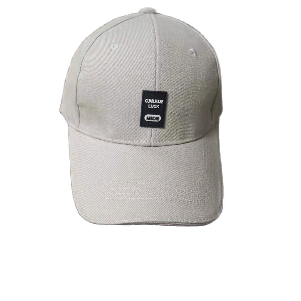 Mũ Lưỡi Trai Màu Trơn Thêu Chữ Phong Cách Thể Thao Năng Động Cho Nam