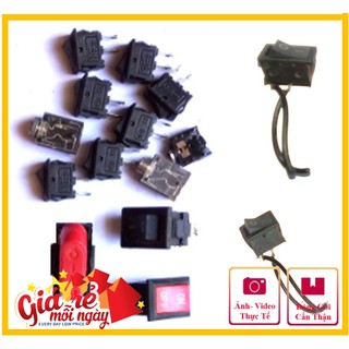 (Hàng có sẵn) Công Tắc bập bênh ON/OFF mini 2 chân, Công tắc máy sấy tóc, Công tắc hành trình cần dài DIY các loại