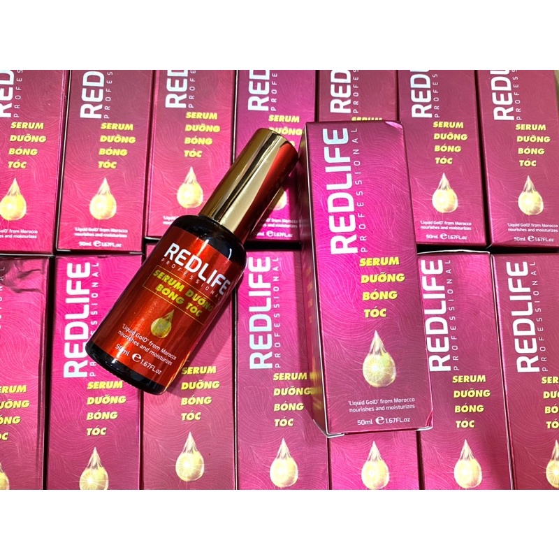 Serum Nuôi Dưỡng Tóc Khô Sơ Chẻ Ngọn Óng Mượt Tóc RedLife 50ml