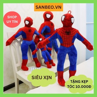  Gối bông gối ôm người Nhện Spider Man - Đồ Chơi Thú Nhồi Bông Siêu Nhân Anh Hùng Gấu Bông - SANBEO.VN 