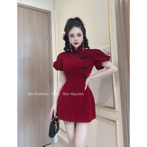 Đầm Nhung cổ tàu