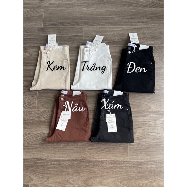Quần momjeans trơn ZR