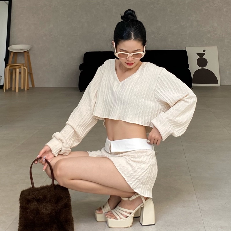 _ Chân váy len sơmi | Meri skirt