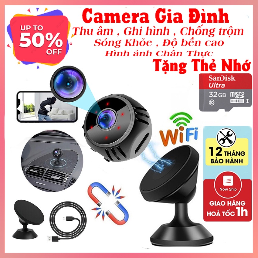 Camera giám sát không dây kết nối wifi xem từ xa trực tiếp trên điện thoại. Camera hàng trình độ nét cao dễ sử dụng