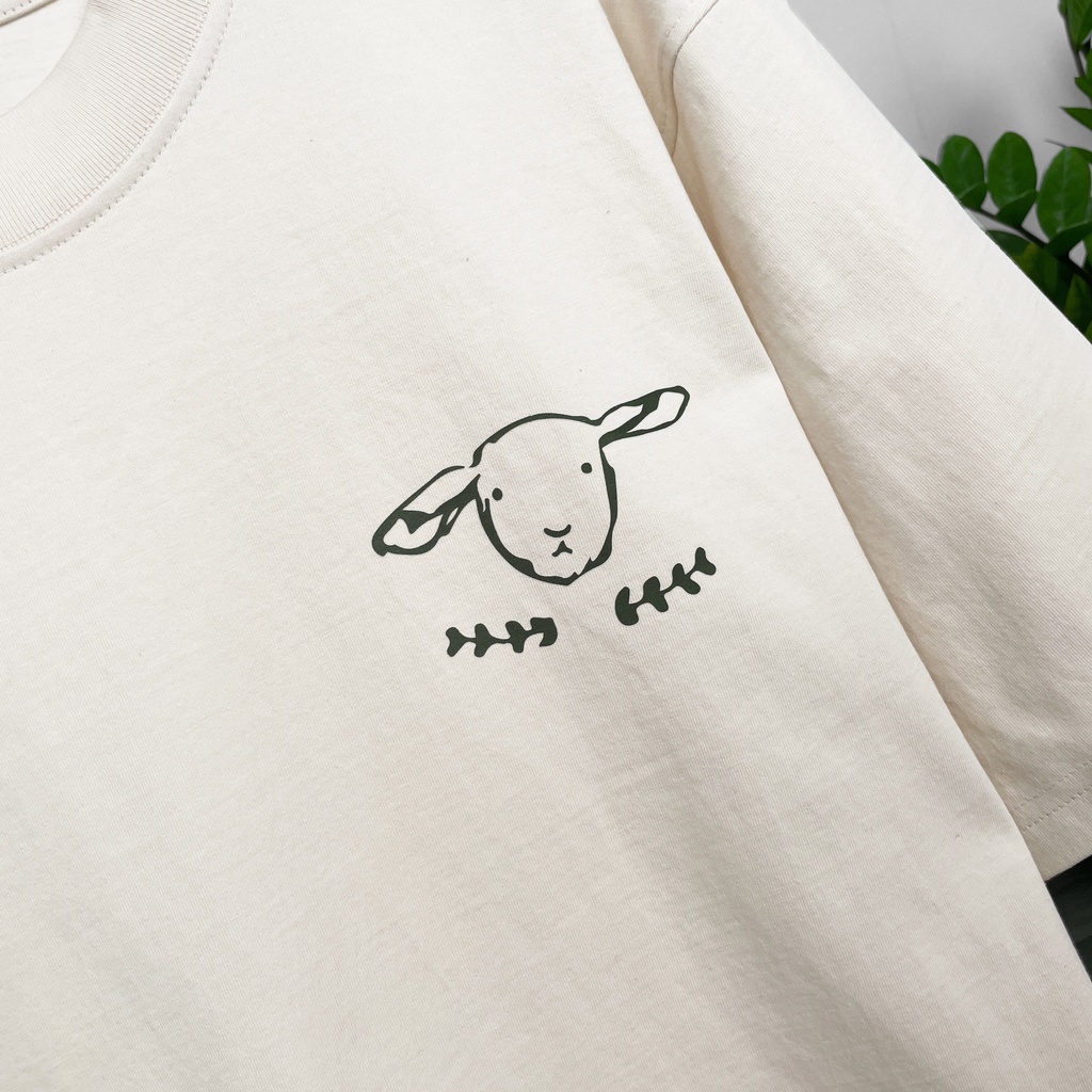 Áo Thun Local Brand Unisex LUNACY Get a Goat 100% Cotton Form Oversize