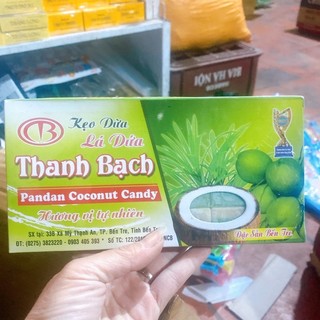 Đặc sản bến tre kẹo dừa sữa _dứa túi 300gam