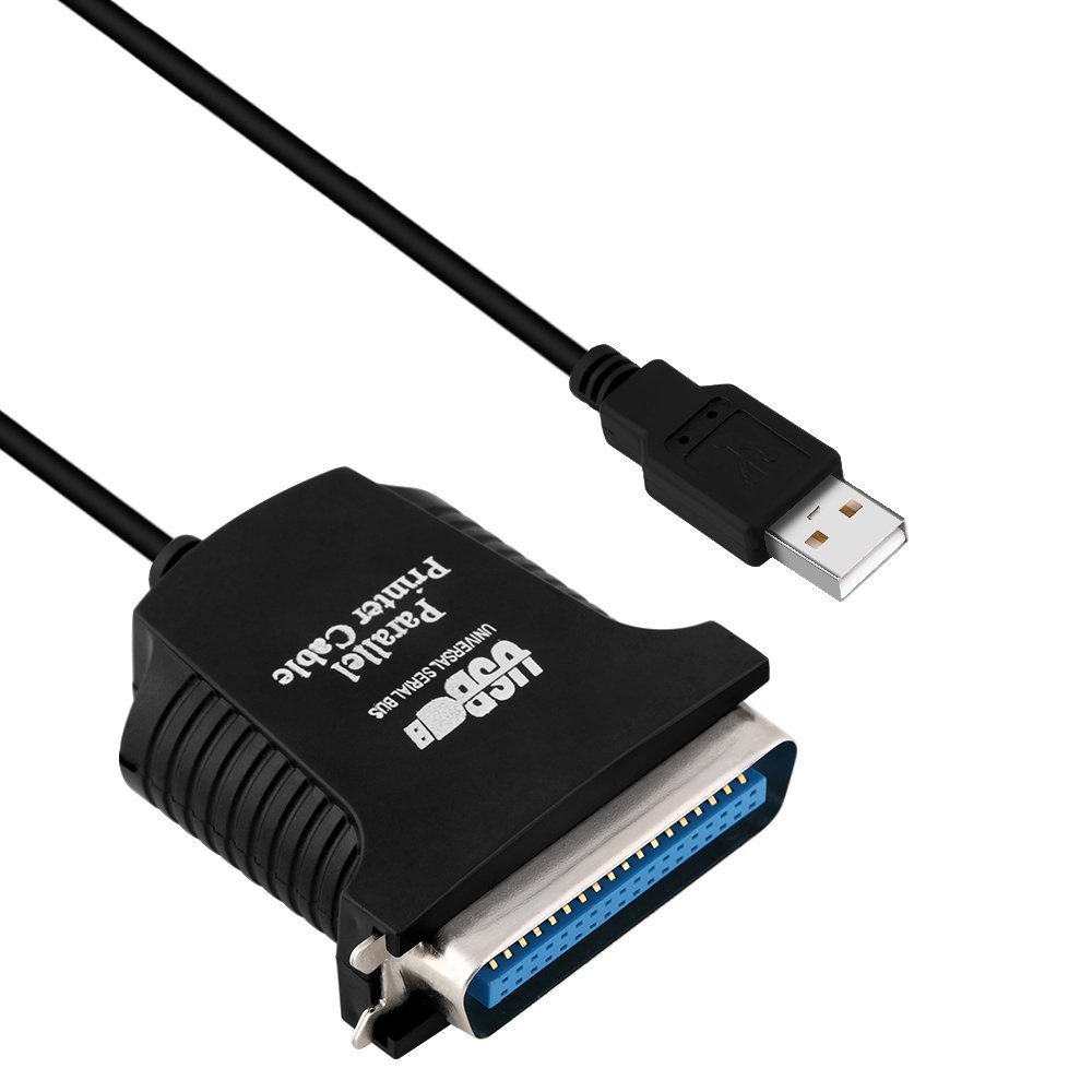 Cáp máy in LPT Parallel IEEE 1284 25 Pin và 36 Pin sang USB 2.0 cho máy in, máy quét