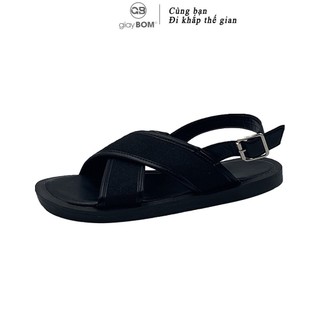 [Mã WABRMH99 giảm 12% đơn 99K]Giày sandal nữ giayBOM quai chéo đế bệt B1242