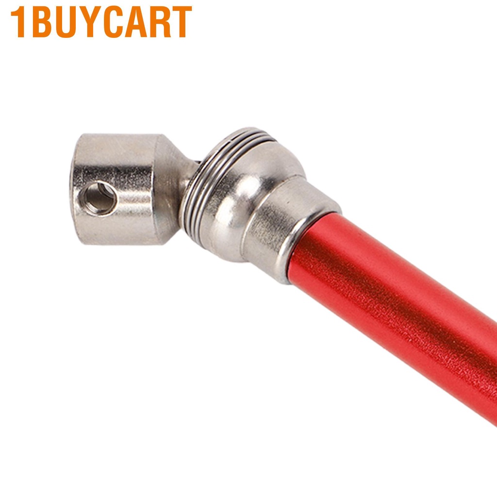 1buycart 4Pcs Front Rear CVD Drive Shaft Coupler Set 1/10 Scale RC Car for Arrma Big Rock Cars Accessories