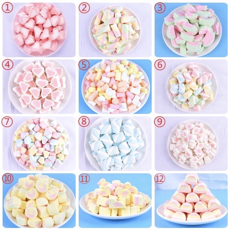 Kẹo xốp Marshmallow các màu 1kg