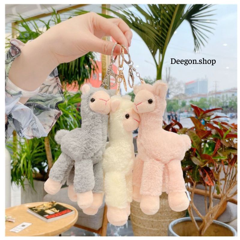 Móc khóa thú nhồi bông thời trang,Móc chìa khóa dễ thương treo balo cặp túi xách hàn quốc