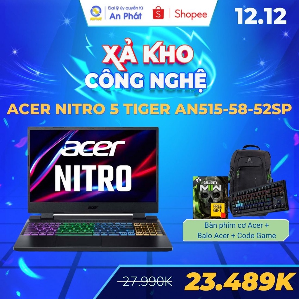 Laptop gaming Acer Aspire 7 A715 43G R8GA ( Ryzen R5-5625U / GTX 3050 4GB)