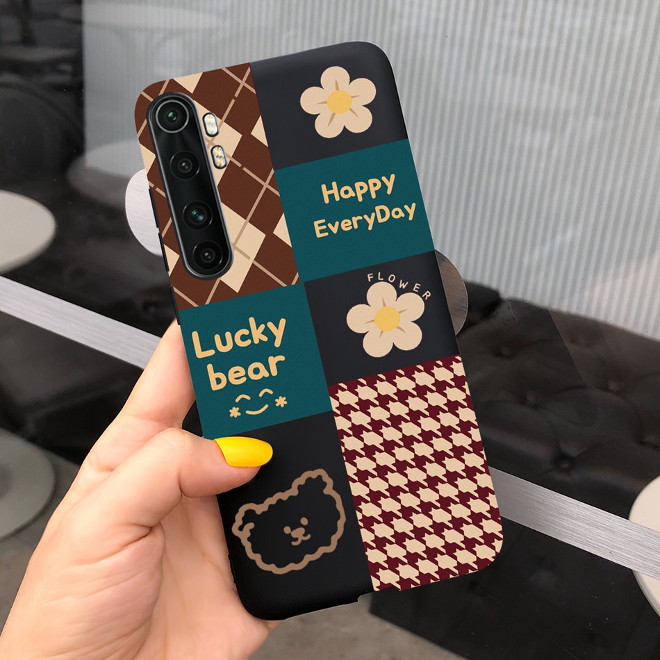 Ốp Điện Thoại TPU Dẻo Họa Tiết Hoạt Hình Dễ Thương Cho Xiaomi MI Note 10 Lite Note10 Pro 10Pro