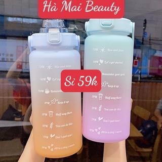 Bình nước 2 lít tặng kèm sticker