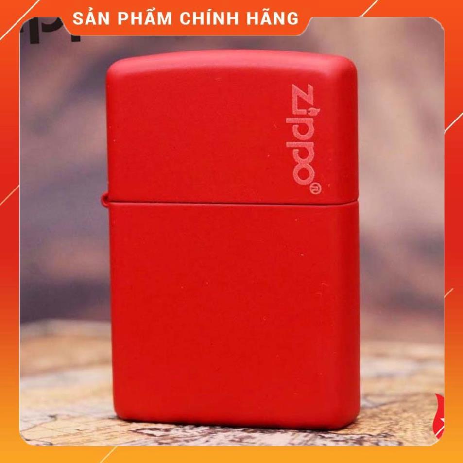 Mô Hình Bật L ửa Zịppo 233zl - Quẹt Zịppo Sơn Tĩnh Điện Đỏ