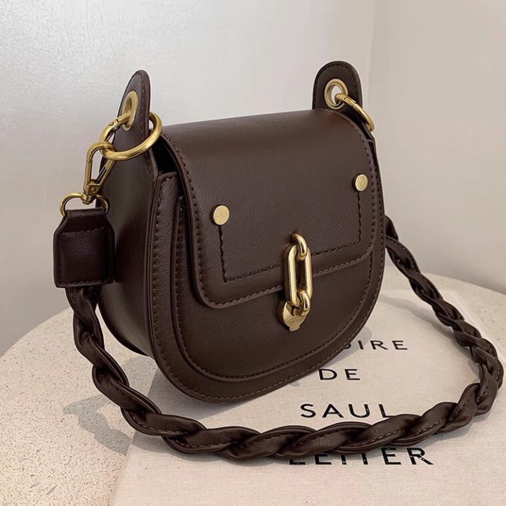 Túi Đeo Chéo Vai HE023 Phong Cách Retro Thời Trang Cho Nữ