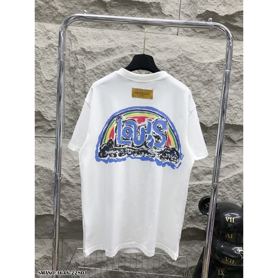 Áo Thun Nam LV Phối Màu Vải Mềm Mịn - Áo Phông Nam In Hình Cực Đẹp